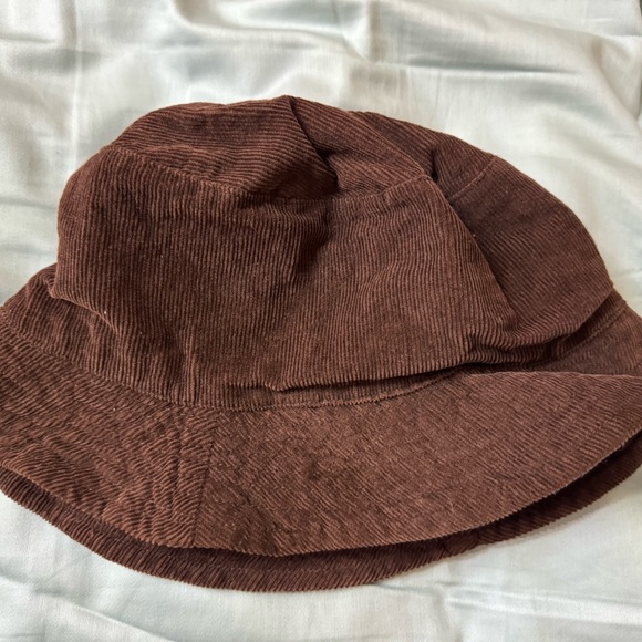 Men Bucket hat Corduroy Color  Brown - Picture 1 of 4